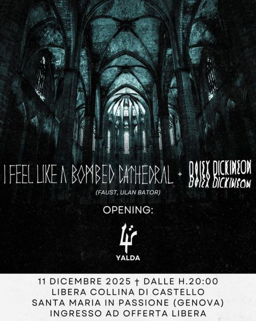 I feel like a bombed cathedral