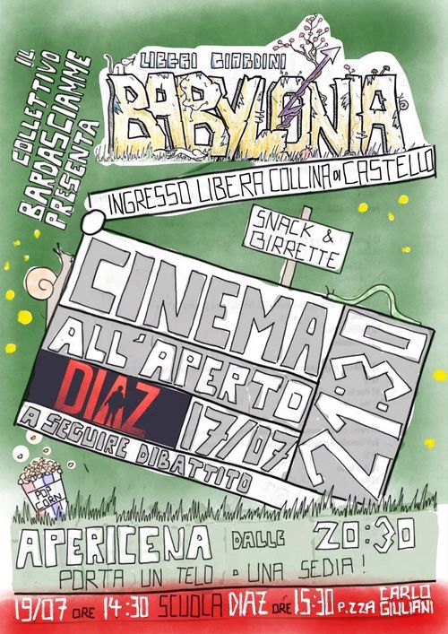 Cinema all'aperto - Diaz