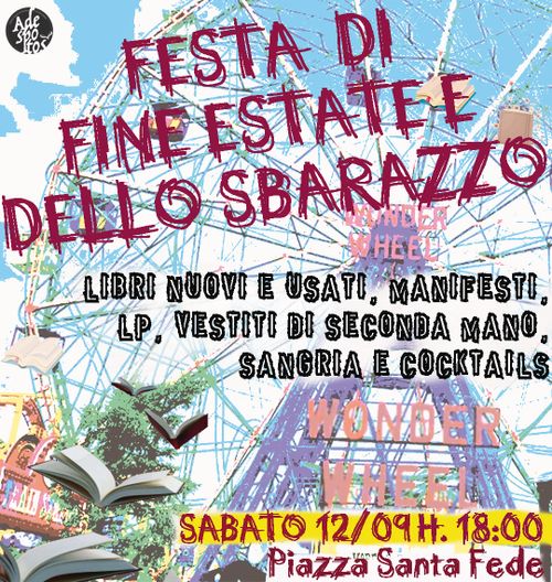 Festa di fine estate e dello sbarazzo
