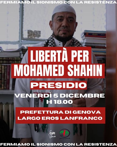 Libertà per Mohamed Shahin