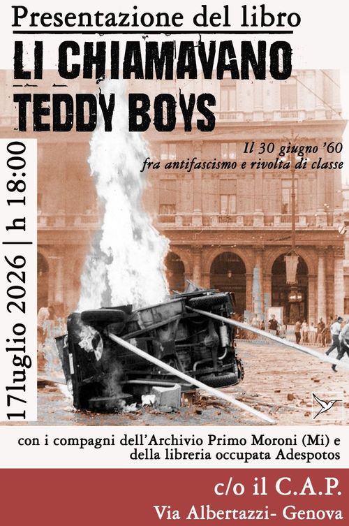 Presentazione libro "Li chiamavano Teddy Boys"