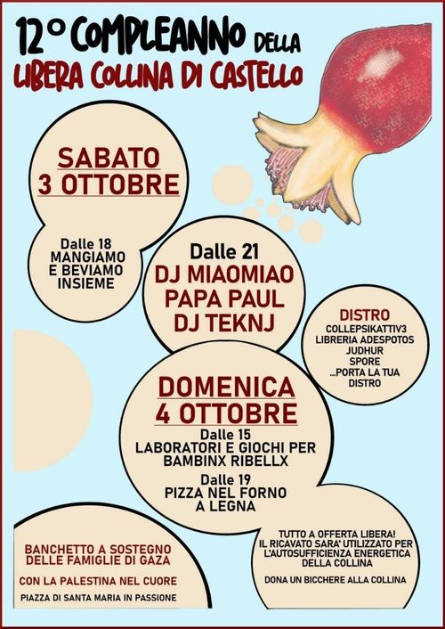 12° Compleanno della Libera Collina di Castello