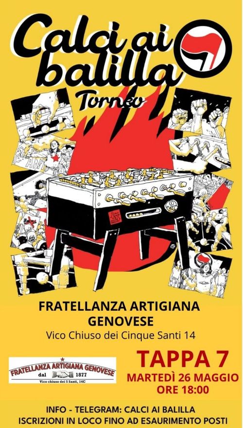 Calci ai balilla - tappa 7