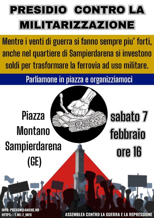 Presidio contro la militarizzazione