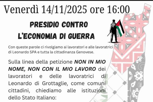 Presidio contro l'economia di guerra